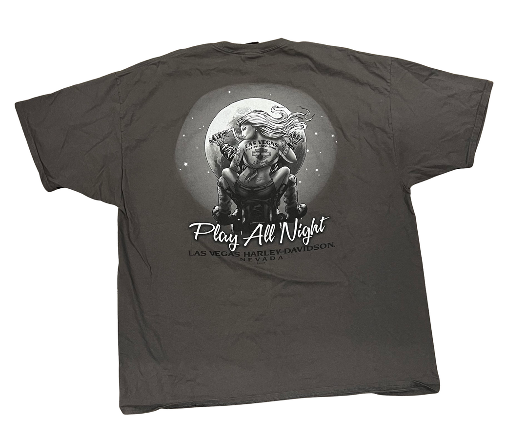 Harley Davidson 'Play All Night' VIntage Tee