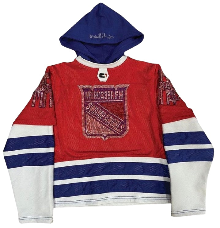 Murd333r.fm 'Swamp Angels' Hockey Jersey Hoodie