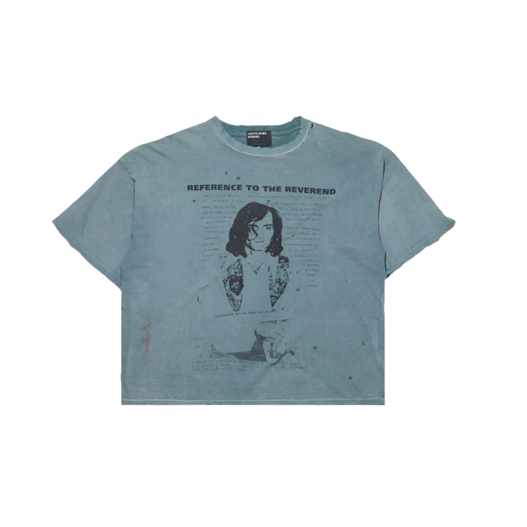 Enfants Riches Déprimés 'Reverend' Thrashed Teal Tee