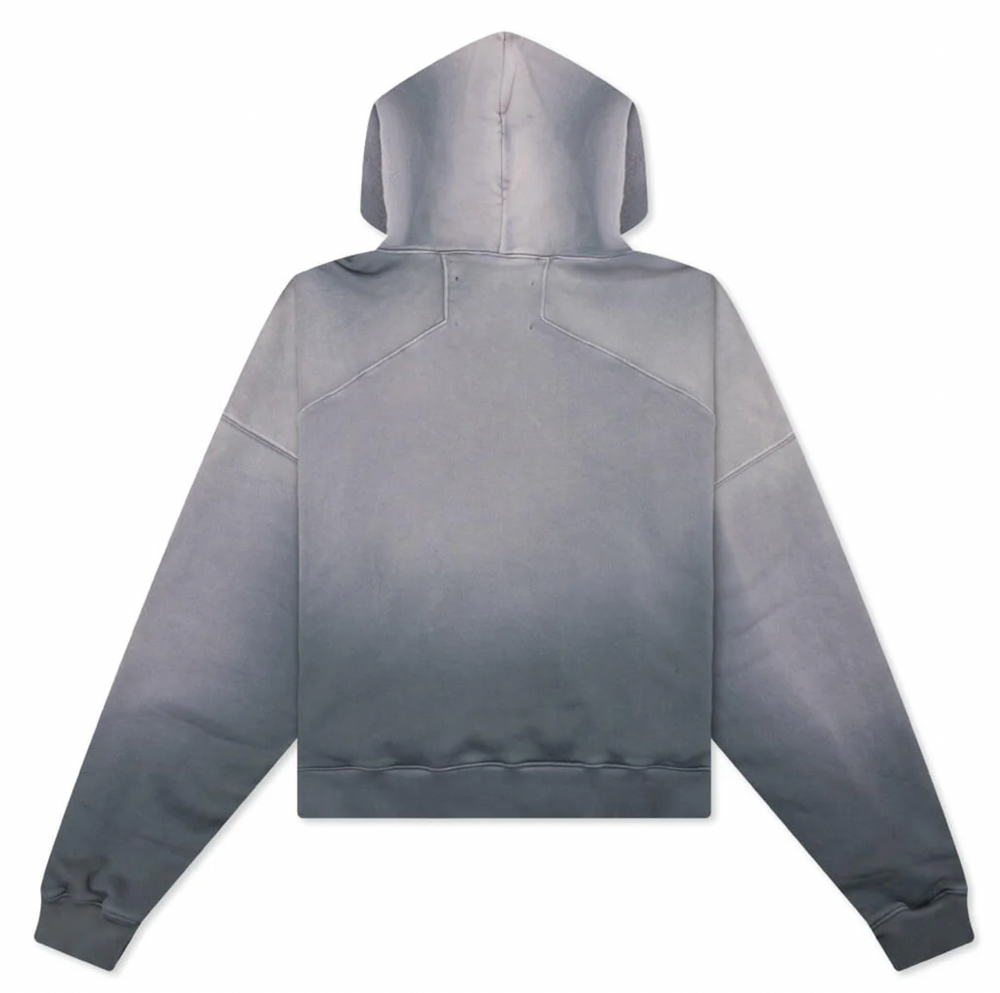 Rivington roi Rebis 'INRI' Grail Grey Zip Up Hoodie