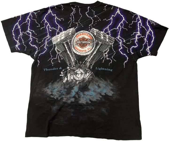Harley Davidson 'Rossiter's' Rhinestone Vintage Tee