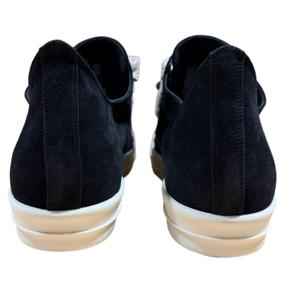 Rick Owens 'Black Suede' Jumbo Lace Sneakers