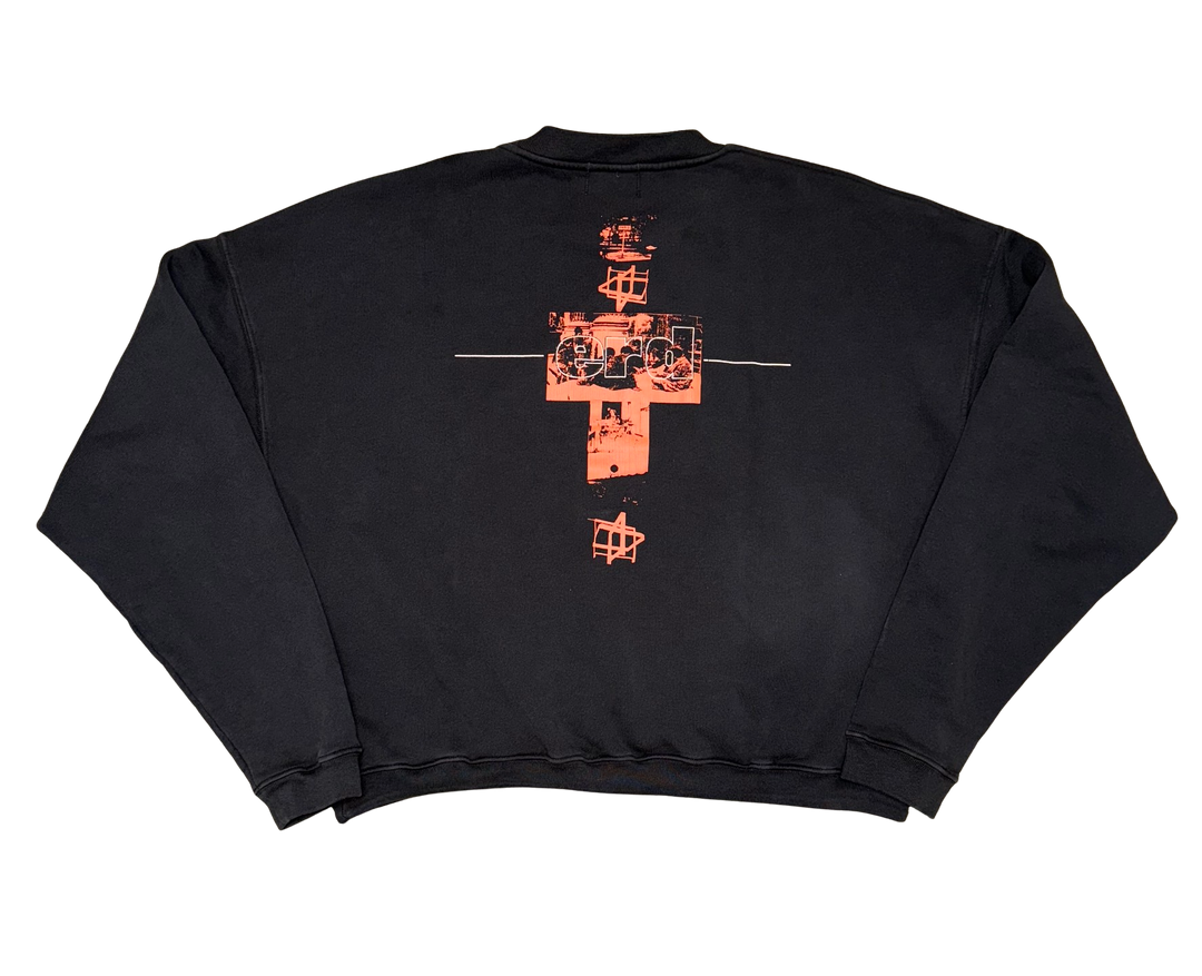 Enfants Riches Déprimés '555' Black Crewneck