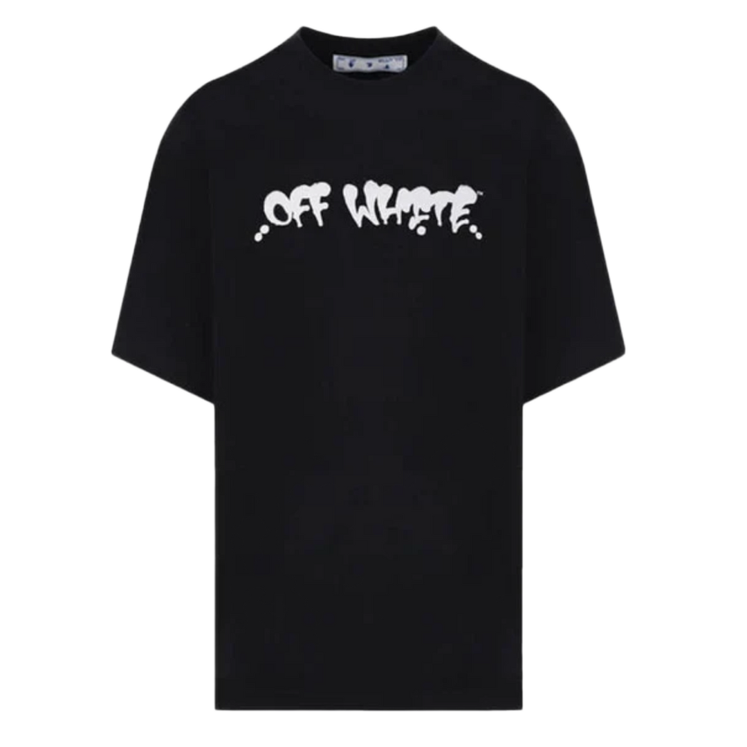 Off-White 'Graffiti Logo' Black Tee