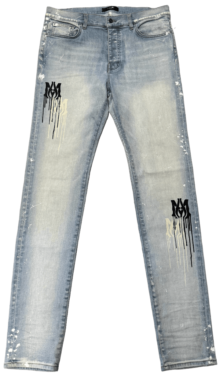 Amiri Light Indigo 'MA Drip' Jeans