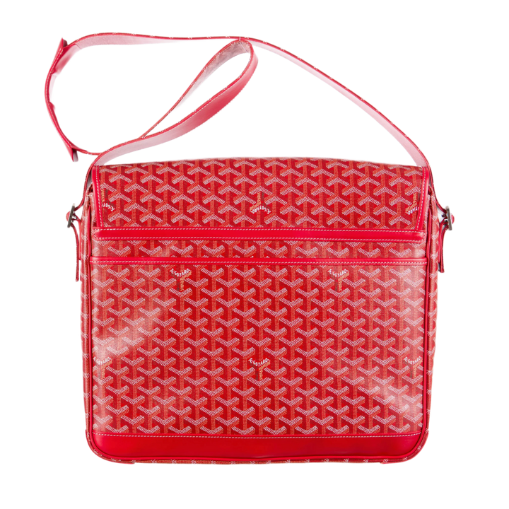 Goyard 'Red' Grand Bleu GM Messenger Bag