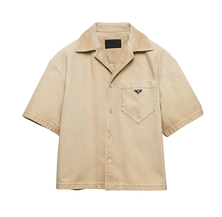 Prada 'Bull-Denim' Short Sleeve Shirt