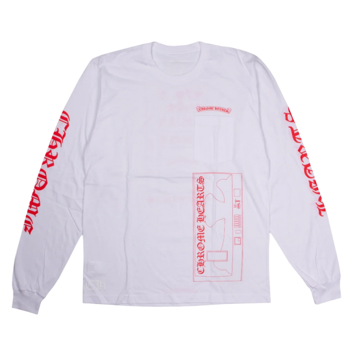 Chrome Hearts 'Aoyama' Exclusive White Longsleeve Tee