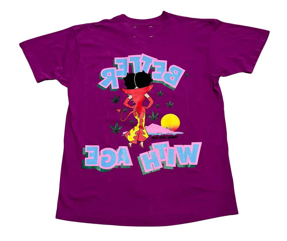*Better With Age 'Better Boop' Vintage Purple Tee