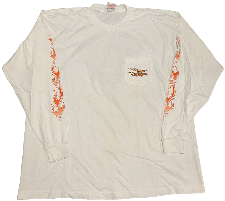 Harley Davidson 'North, Kansas City, MO' White Longsleeve