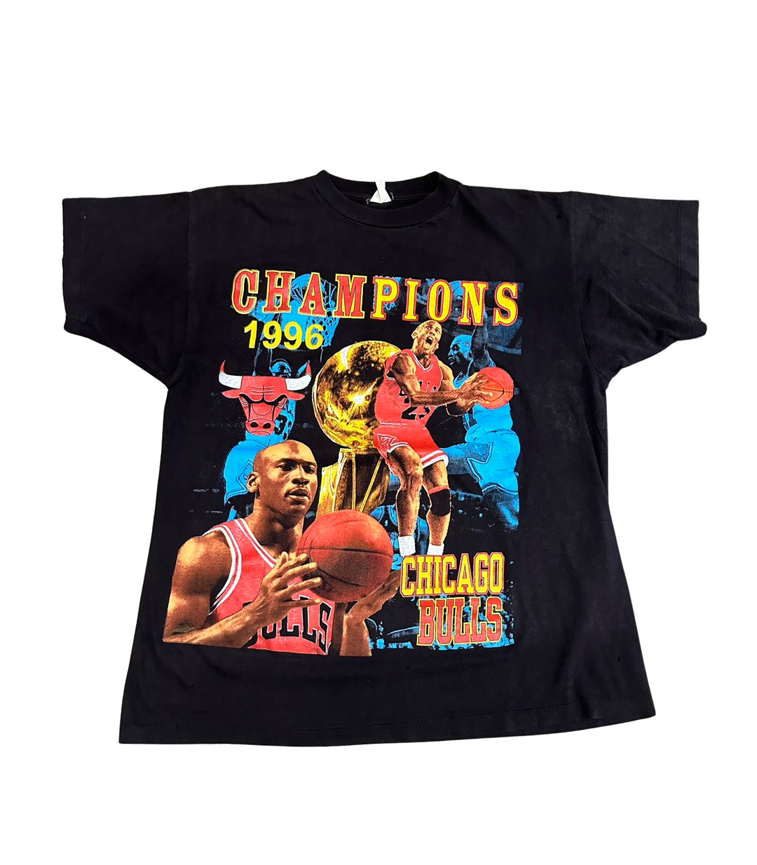 Chicago Bulls 1996 Champions Vintage Tee