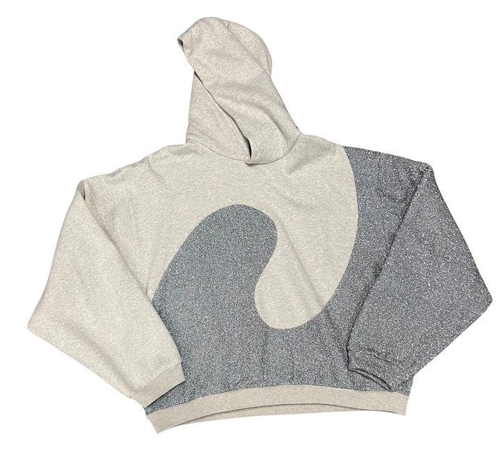 Dior x ERL 'Swirl' Grey Hoodie