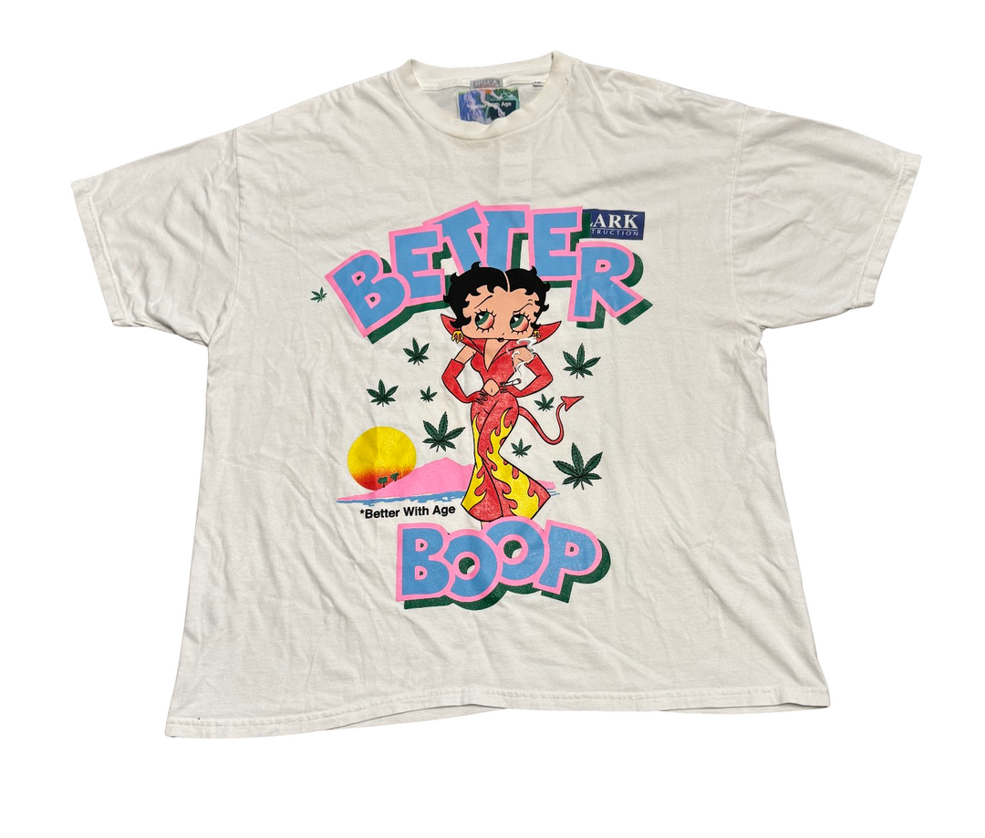 *Better With Age 'Better Boop' Vintage White Tee