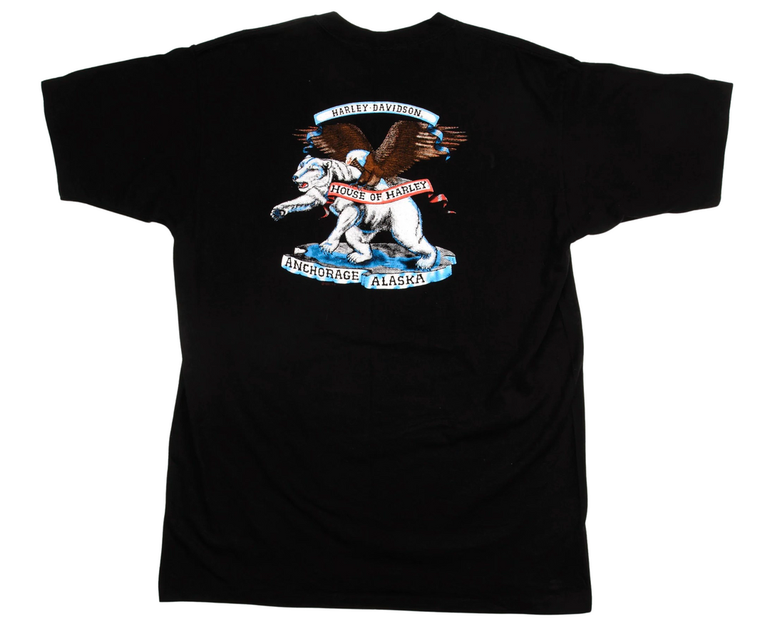 Harley Davidson 'Alaska' 1995 Vintage Tee