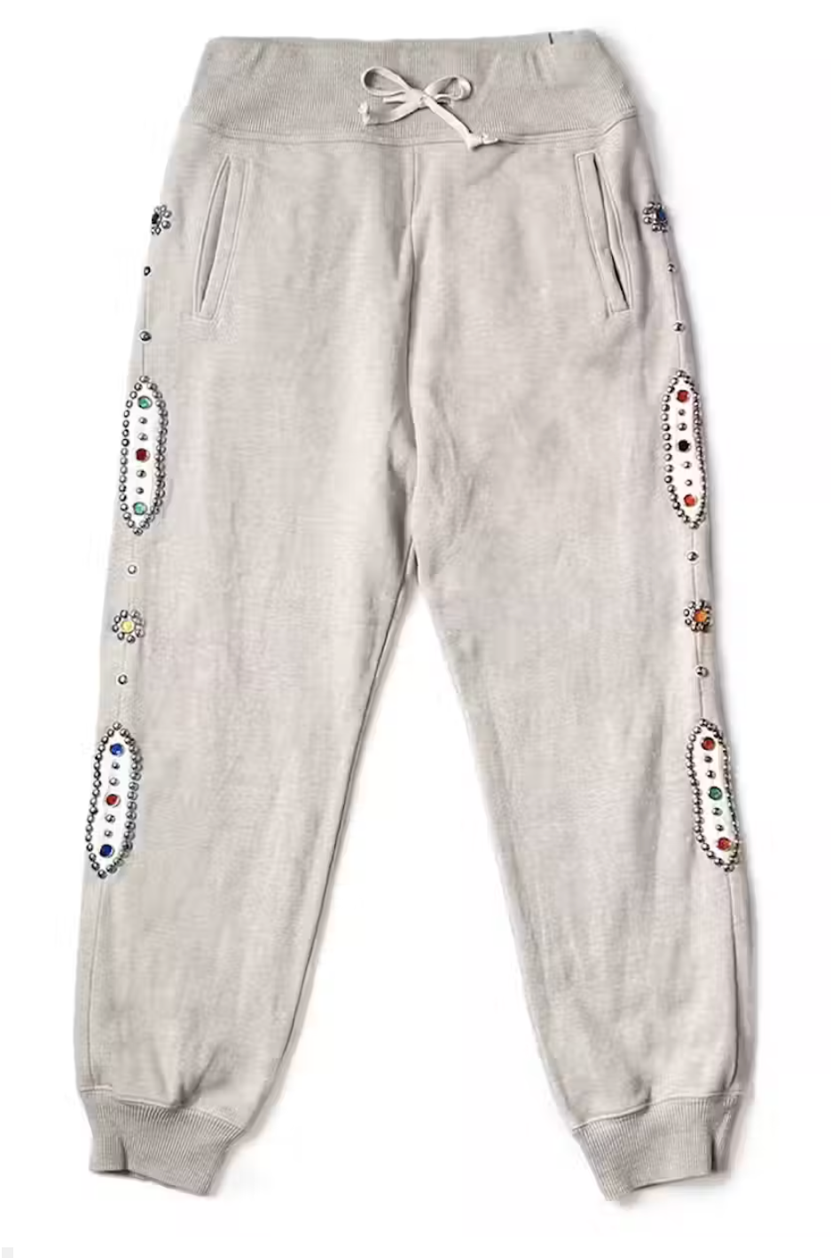 Kapital 'Studded' Ivory Sweatpants