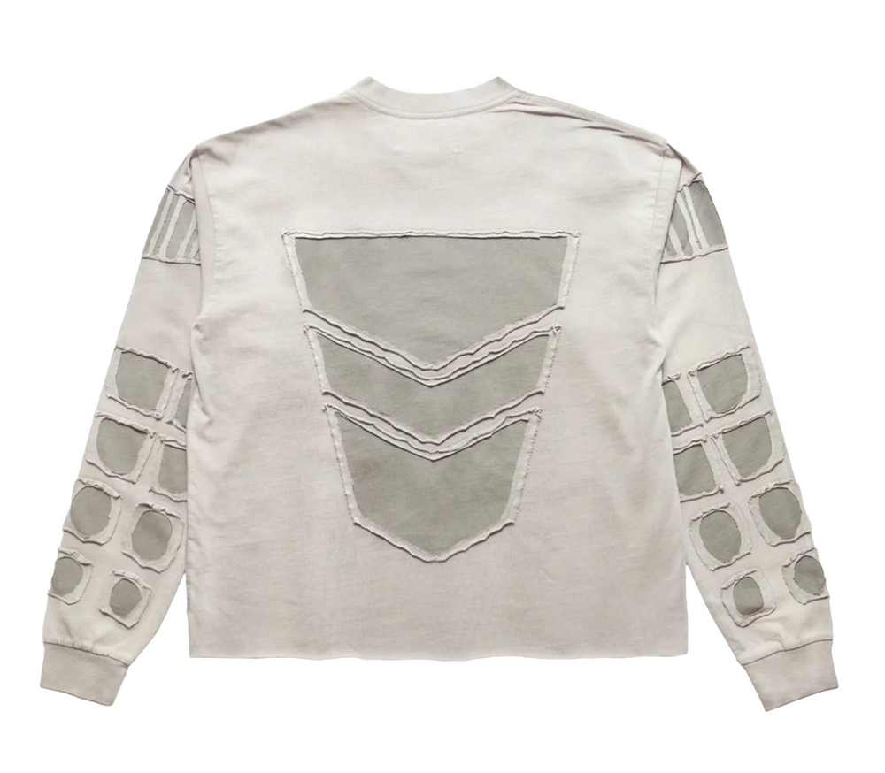 Satoshi Nakamoto 'Patchwork Collegiant' Longsleeve