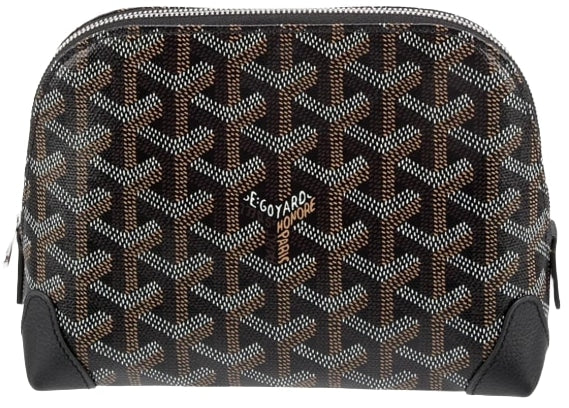 Goyard 'Black' Vendome Cosmetic Pouch