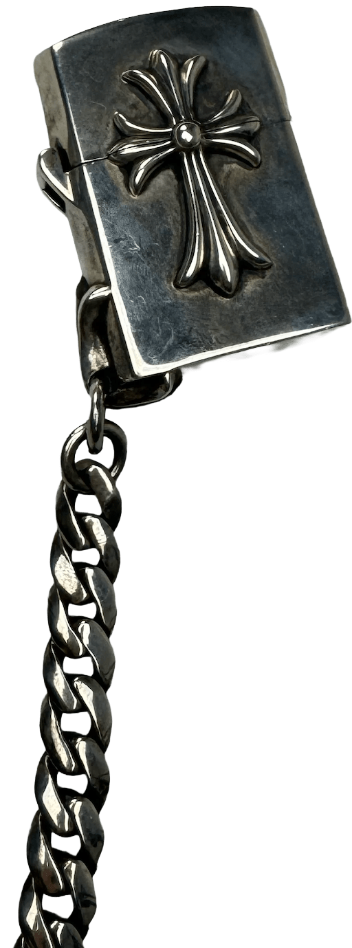 Chrome Hearts 'Cuban Link' 27in Wallet Chain Lighter