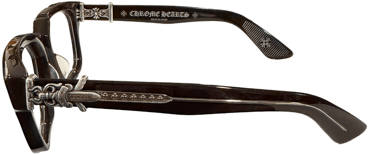 Chrome Hearts 'Vagillionaire II' Brown Silver Glasses