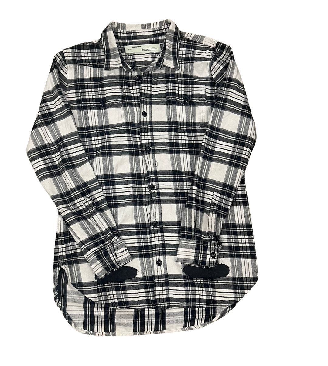 Off-White '2013 Main Label' Checkered Flannel