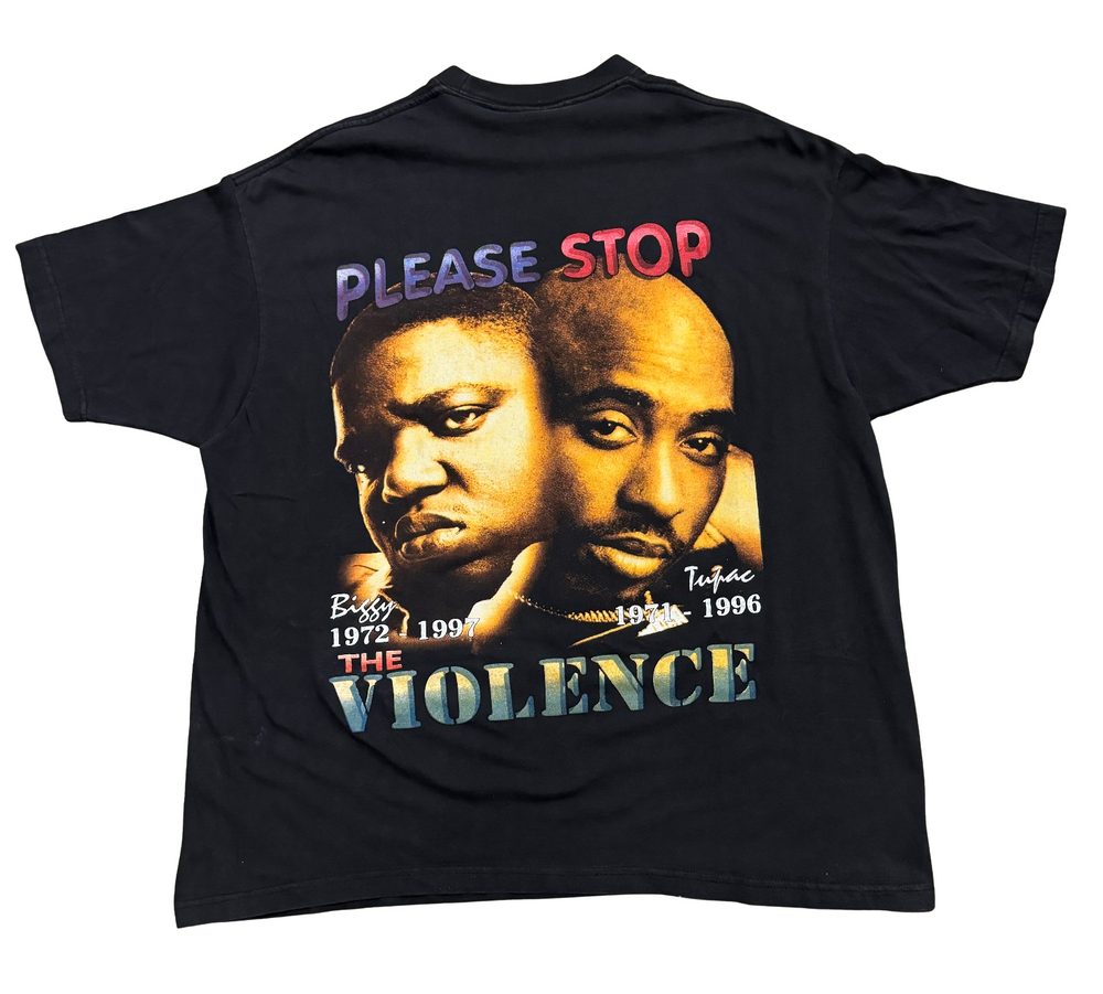 2pac x Notorious B.I.G. 'Stop the Violence' Vintage Tee