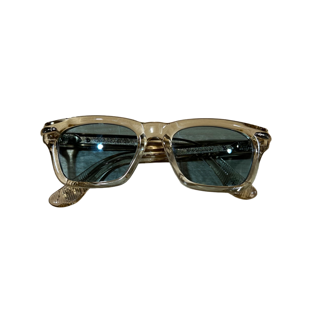 Chrome Hearts 'Trypoleagain' Blue Tint Chai Glasses