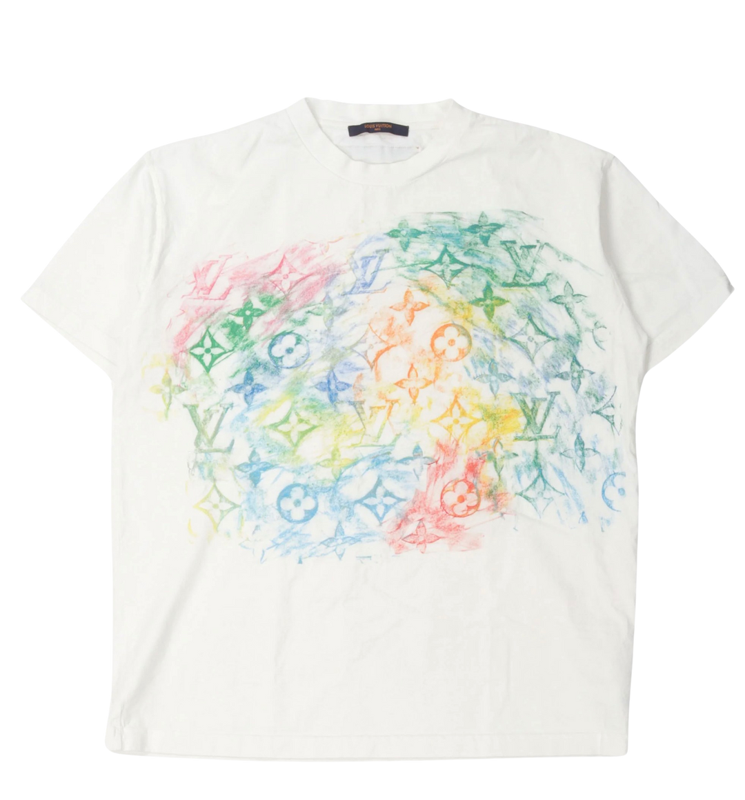 Louis Vuitton 'Multicolor Monogram' Watercolor Tee