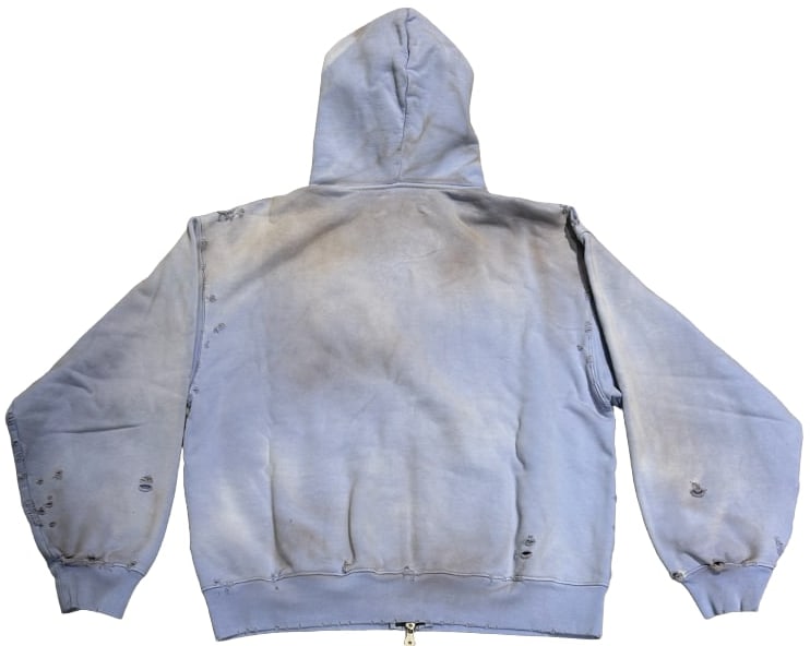 Satoshi Nakamoto '1969 Rock' Blue Zip Up Hoodie