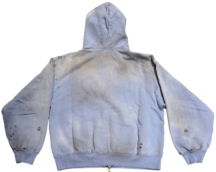 Satoshi Nakamoto '1969 Rock' Blue Zip Up Hoodie