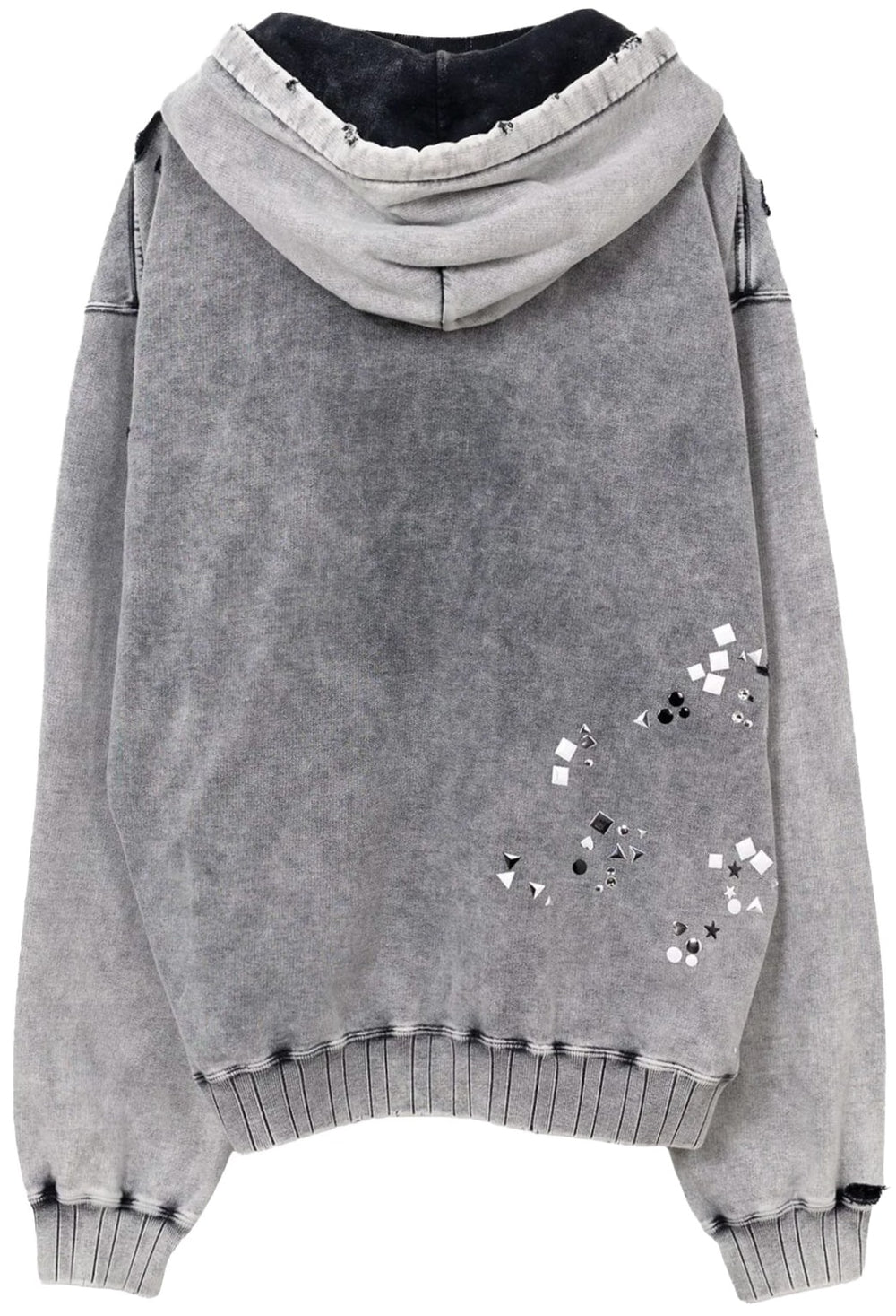 Maison Mihara Yasuhiro 'Embellished' Gray Hoodie