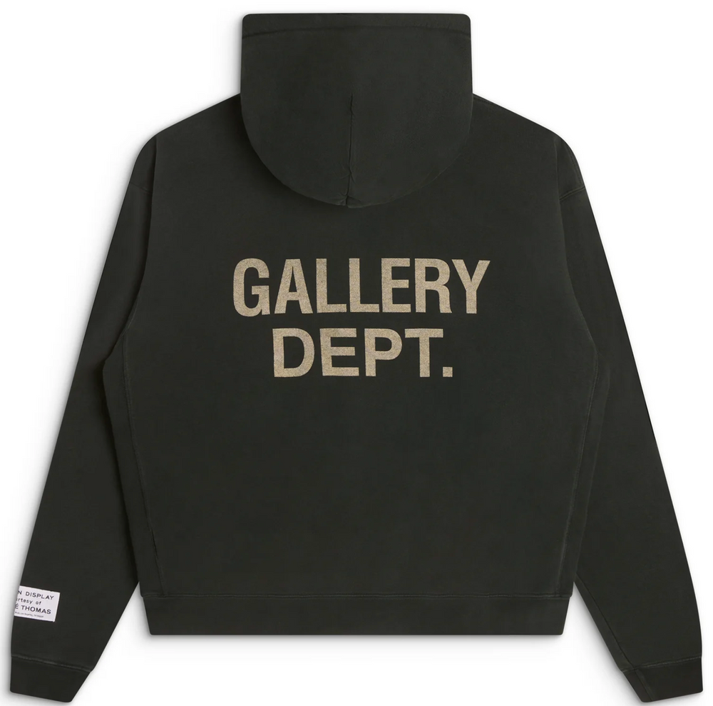 Gallery Dept 'Black' Vintage Logo Hoodie