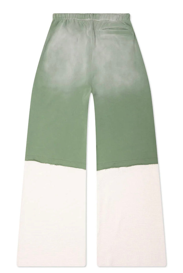 Satoshi Nakamoto 'Olive' Double Layer Sweatpants