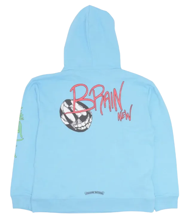 Chrome Hearts Matty Boy 'Brain New' Blue Hoodie