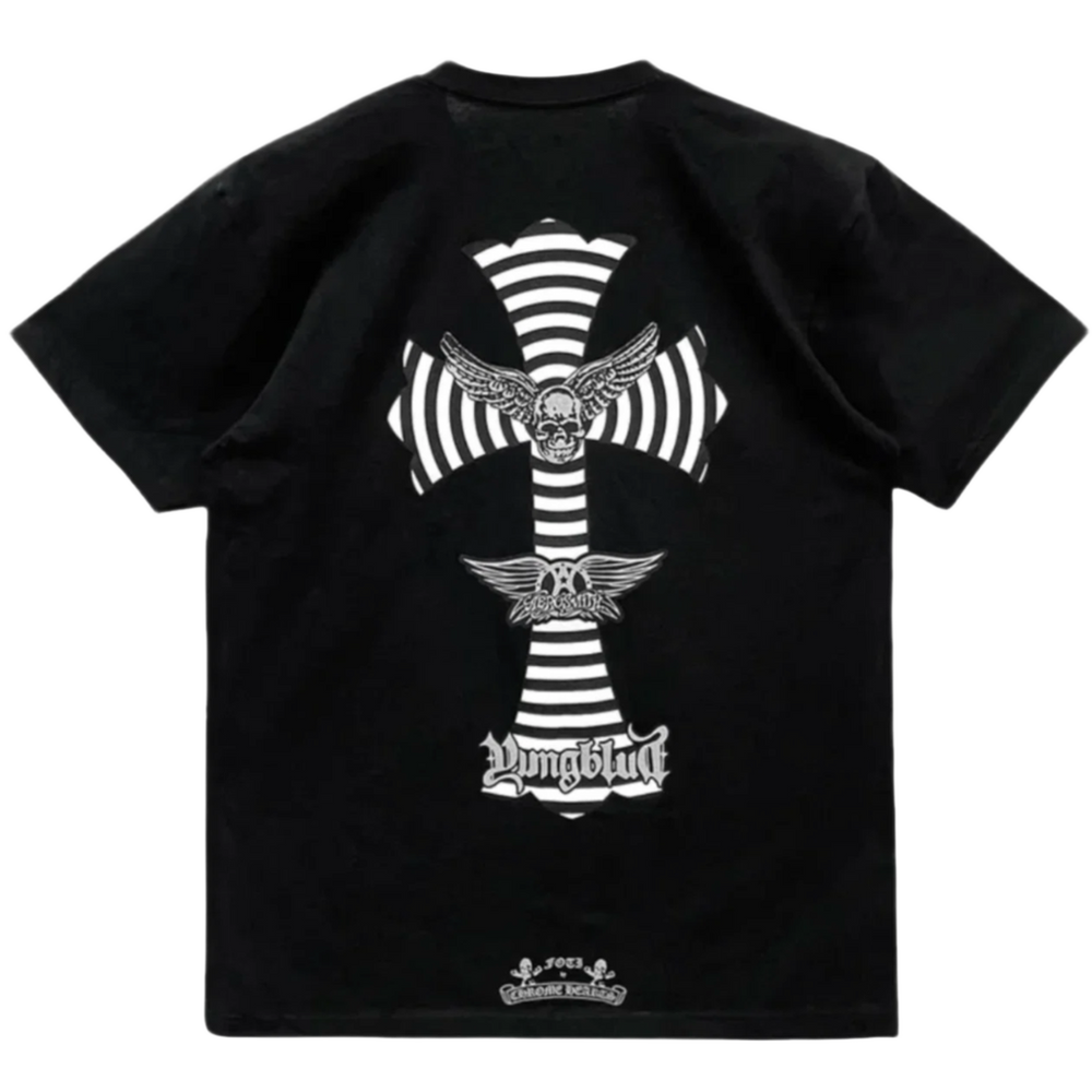 Chrome Hearts 'Black' Foti Aerosmith Yungblud Cross Pocket Tee