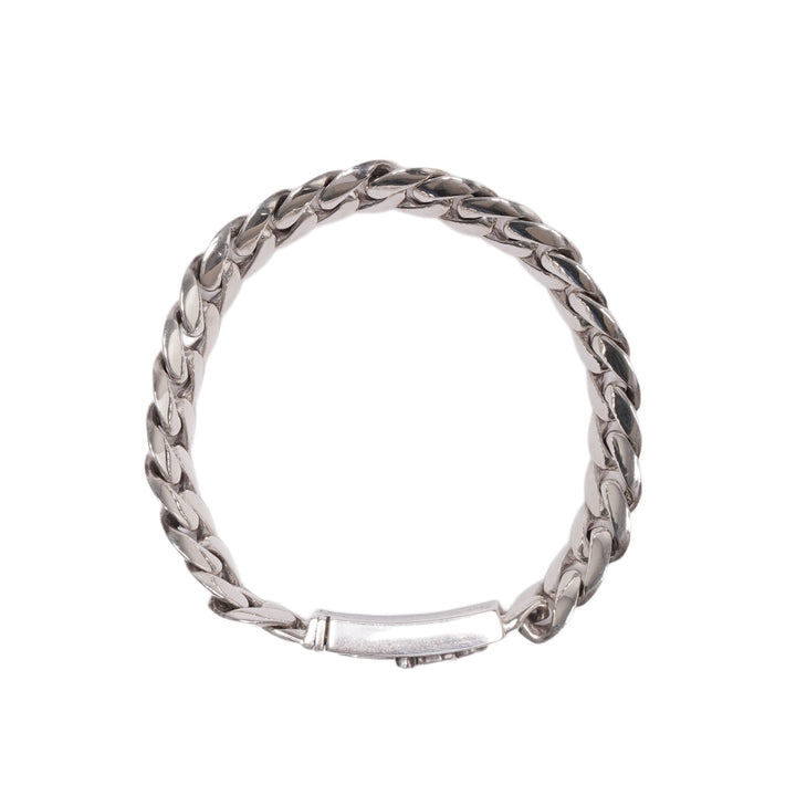 Chrome Hearts 'Dagger' 7in Silver Cuban Bracelet