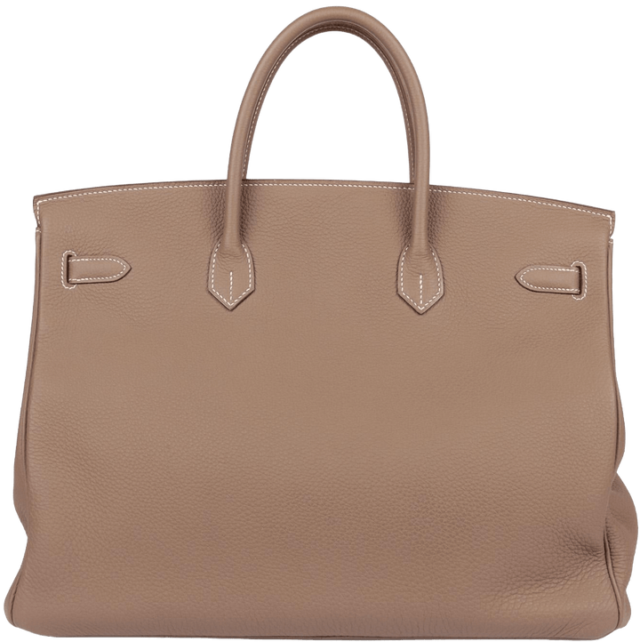 Hermès 'Tan' Etoupe Togo Leather Birkin 40 Bag