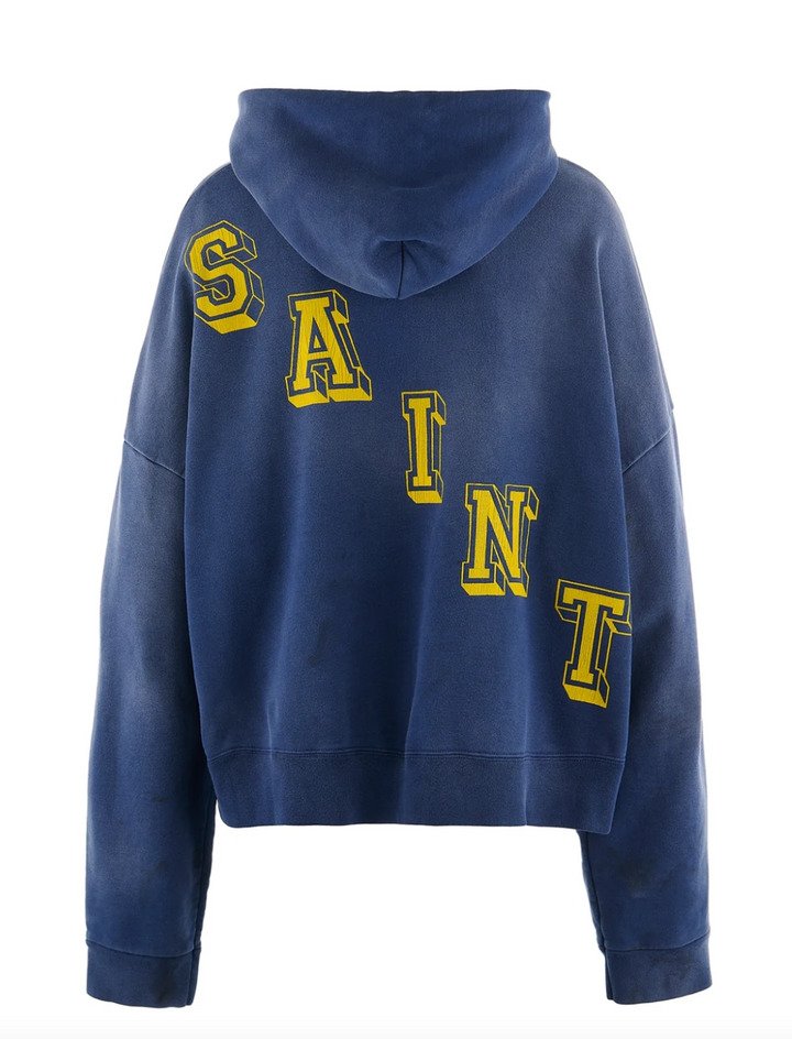 Saint Michael Angel Hoodie Navy