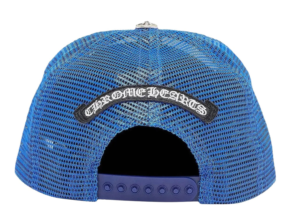 Chrome Hearts 'Camo Triple Cross' Blue Trucker