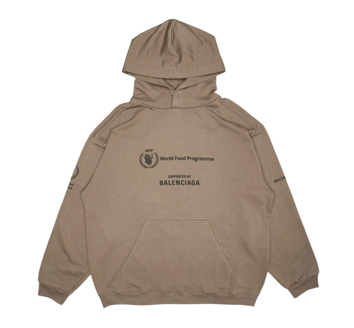 Balenciaga 'Food Programme' Brown Hoodie