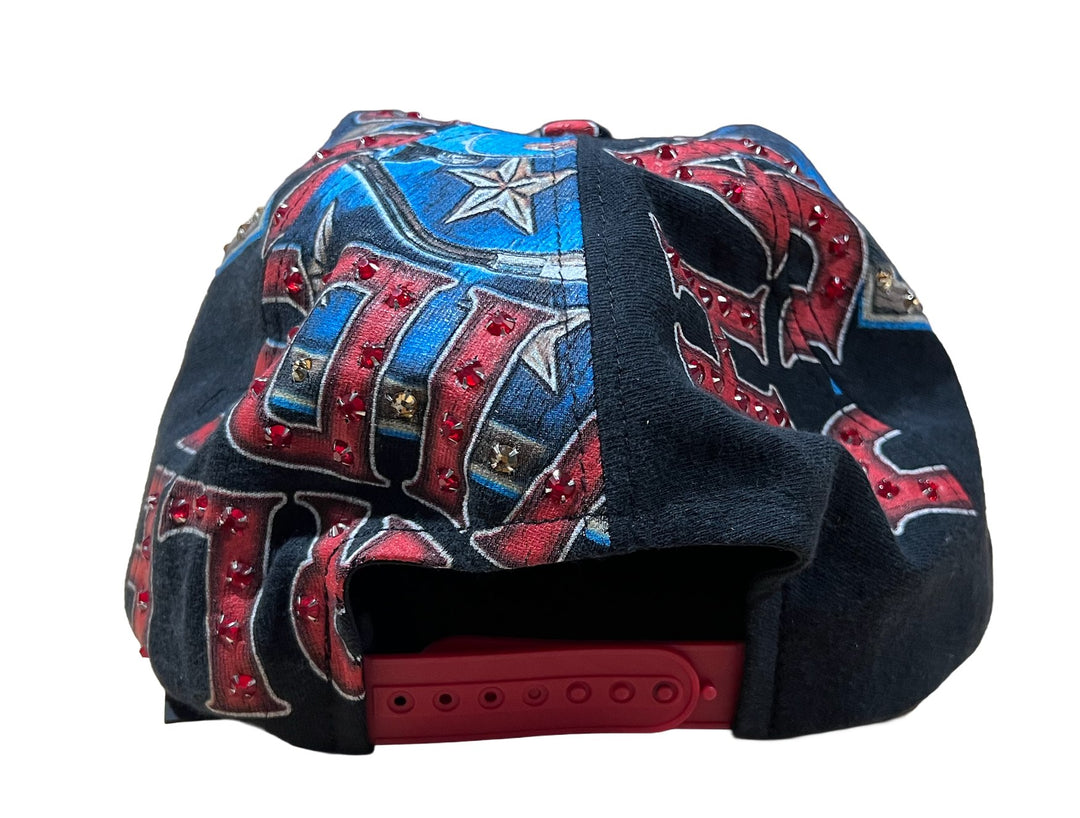Bossi 'American Bike' Rhinestone Snapback Hat