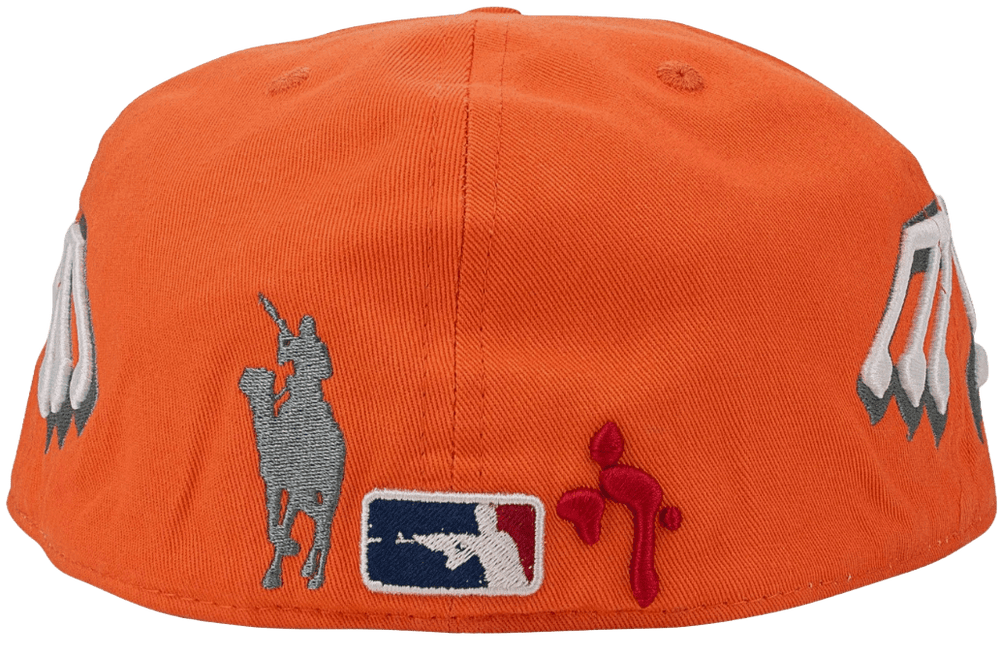 Murd333r.fm 'Orange' Fitted Baseball Hat