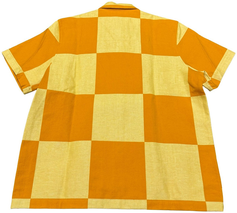Jacquemus La Chemise Banho 'Yellow Check' Zip Up Shirt