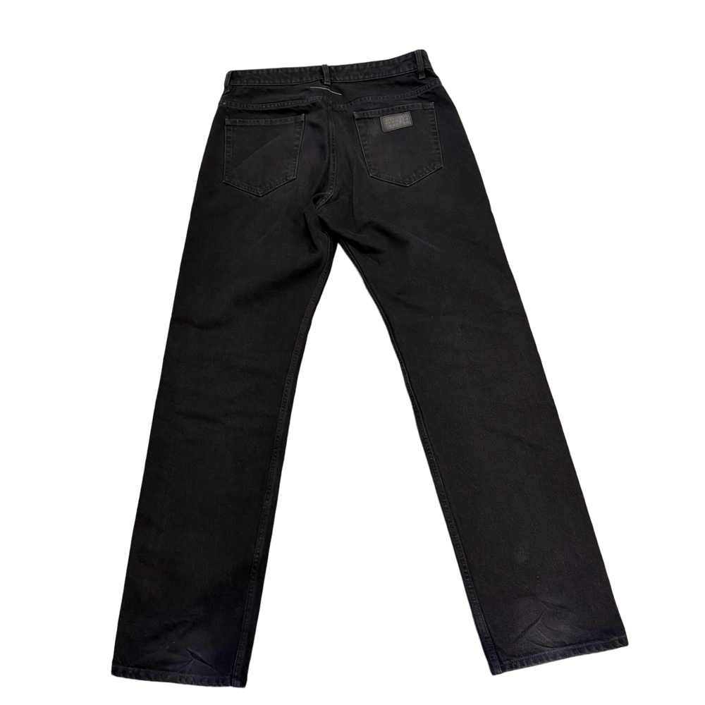 Maison Margiela 'MM6 Black' Straight Leg Jeans 