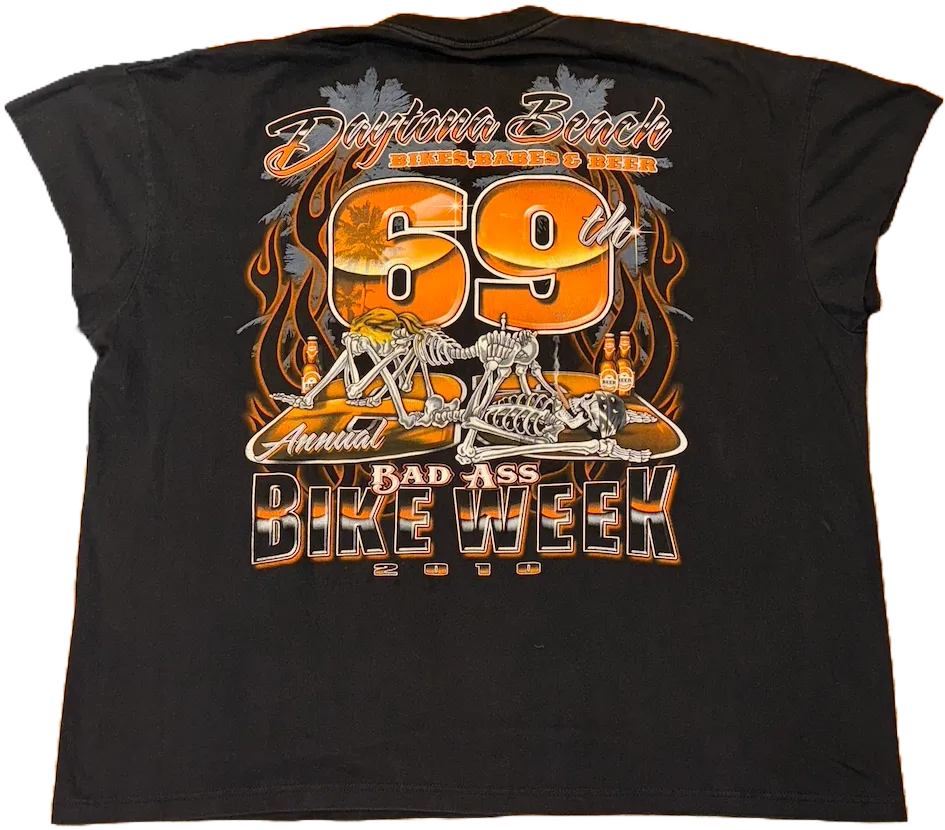 Bike Week 'Daytona Beach' 69th Cutoff Vintage Tee