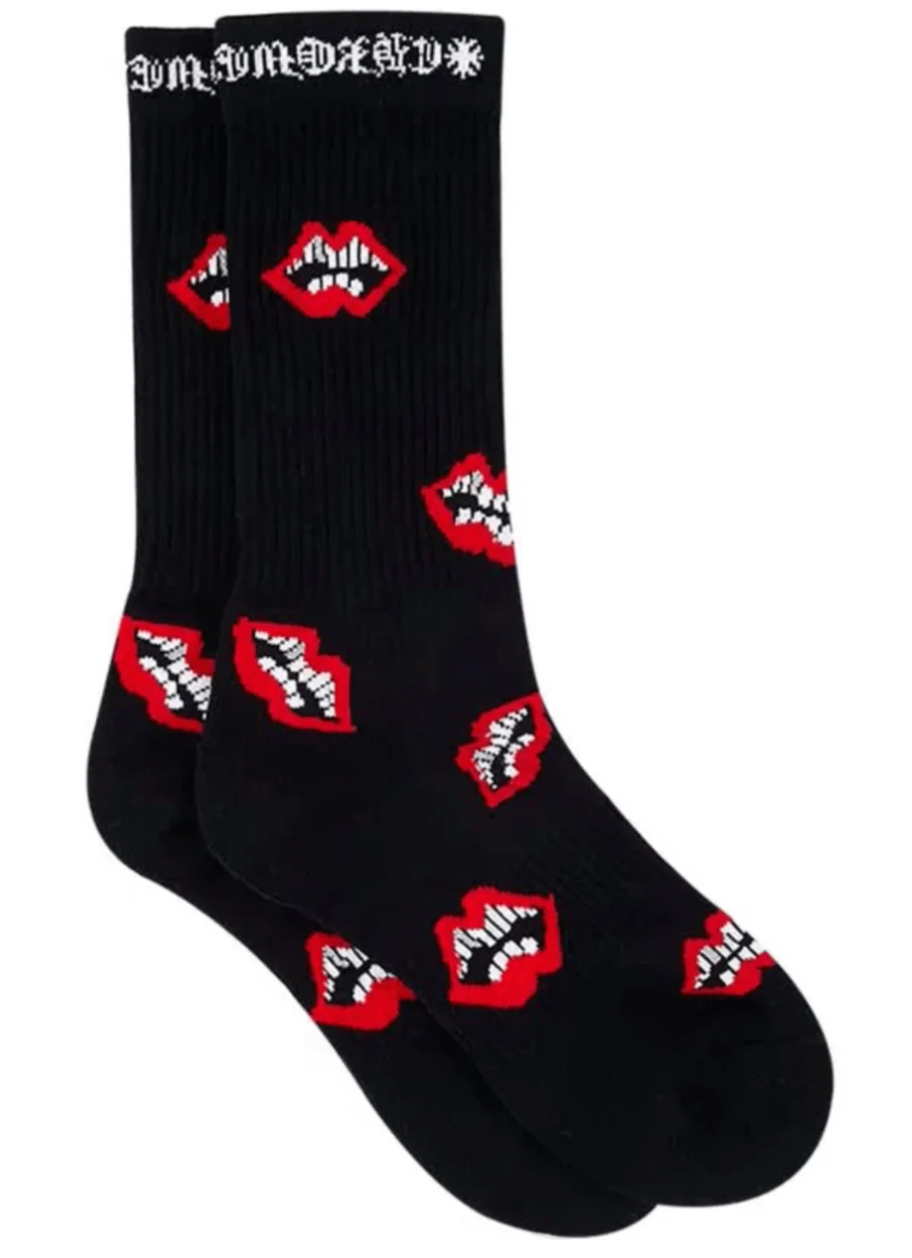 Chrome Hearts Matty Boy 'Chomper' Socks