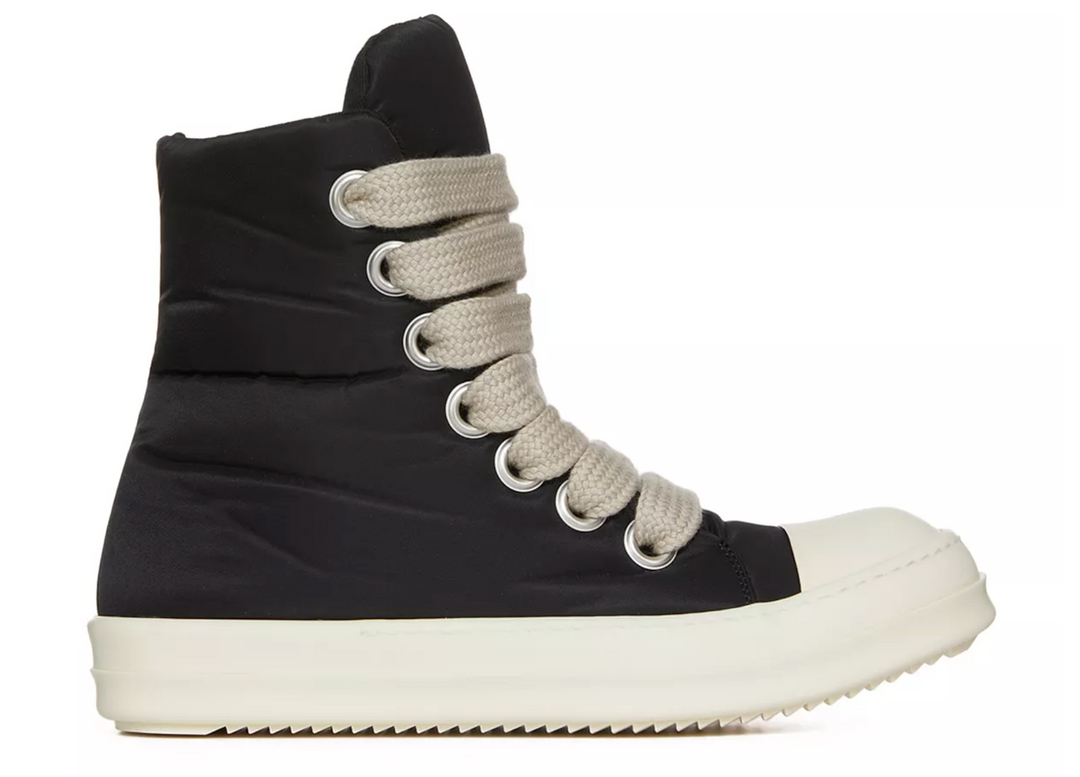 Rick Owen DRKSHDW 'Puffer' Black Jumbo Lace Sneakers