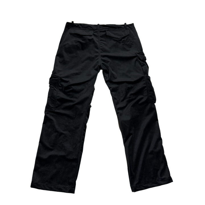 Rhude 'Black' Velvet Cargo Pants