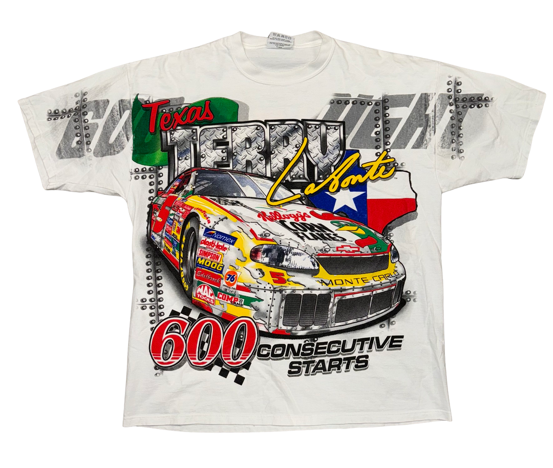 Nascar '600 Starts' Terry Labonte Kelloggs Vintage Tee