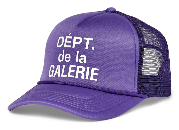 Gallery Dept. 'French Logo' Purple Trucker Hat