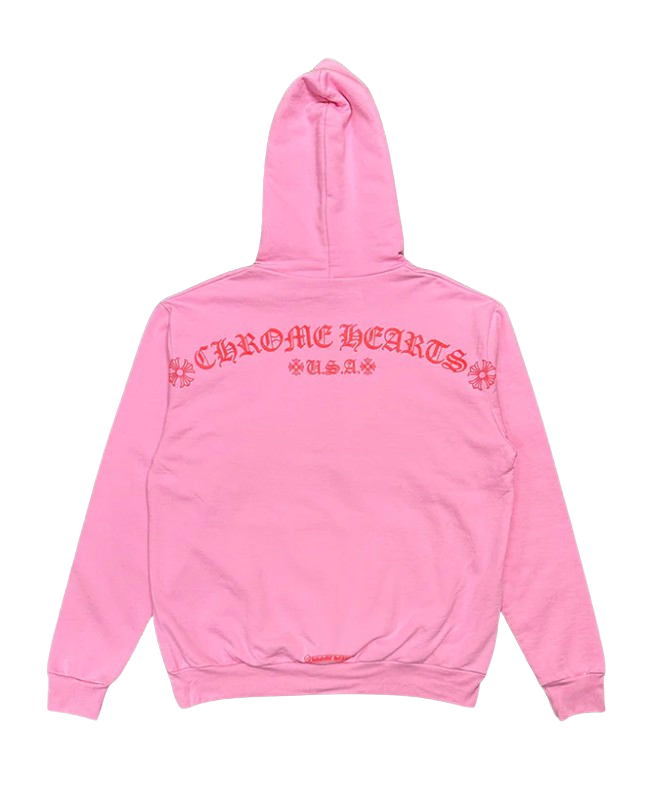 Chrome Hearts 'Online Exclusive Pink/Red' Hoodie